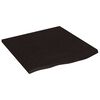 vidaXL Bathroom Countertop Dark Brown 60x60x2 cm Treated Solid Wood