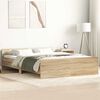 vidaXL Bed Frame without Mattress Sonoma Oak 150x200 cm