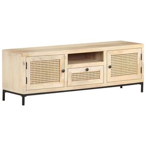 vidaXL TV Cabinet | Bleached Mango Wood