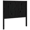 vidaXL Bed Headboard Black 95,5x4x100 cm Solid Pine Wood