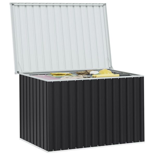 vidaXL Garden Storage Box Anthracite 149x99x93 cm