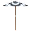vidaXL Garden Umbrella for Kids with Wooden Pole &Oslash;120x140 cm