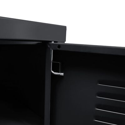 vidaXL TV Cabinet 118x40x60 cm Black