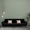 vidaXL 2-Seater Sofa Bed Black Velvet