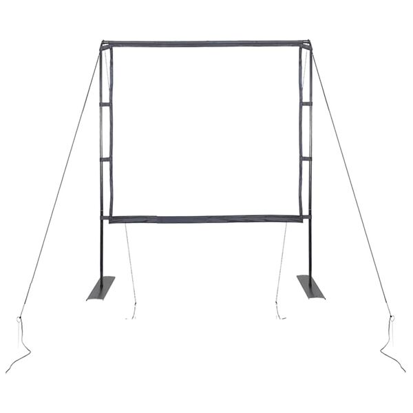 vidaXL Projection Screen with Stands 89 Inch 1:1