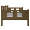 vidaXL Day Bed without Mattress Honey Brown Solid Wood Pine 90x190 cm Single