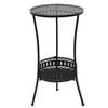 vidaXL Table | Black | Metal | Small | Bistro Table | Round | Vintage