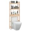 vidaXL Toilet Rack 63x26x171 cm Solid Wood Pine