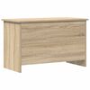 vidaXL Storage Chest Sonoma Oak 80 x 40 x 50 cm Engineered Wood