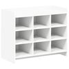 vidaXL Shoe Cabinet 85 x 39.5 x 68 cm Engineered Wood White