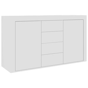 vidaXL Sideboard | White | Engineered Wood | Medium | Sideboard | Rectangular