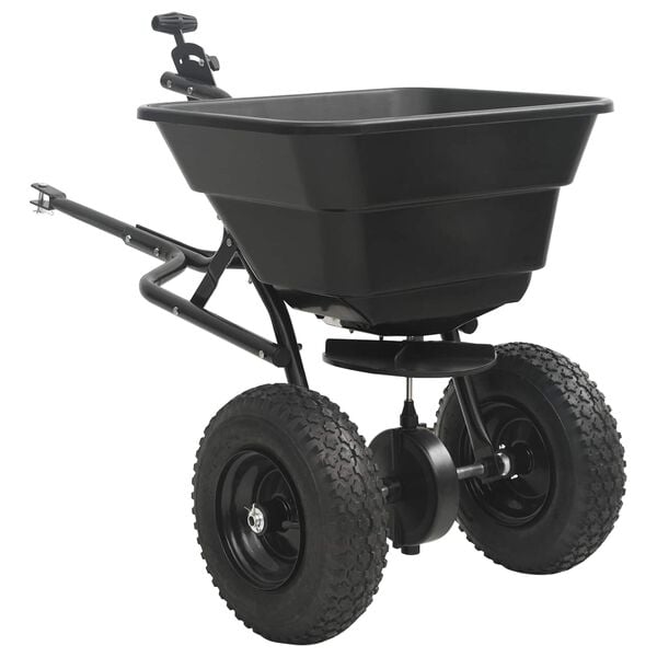 vidaXL Spreader Black 53 x 108 x 74 cm PVC and Steel