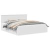 vidaXL Bed Frame with Headboard White 180 x 200 cm Engineered Wood