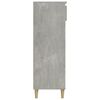vidaXL Shoe Cabinet Concrete Grey 40x36x105 cm Engineered Wood