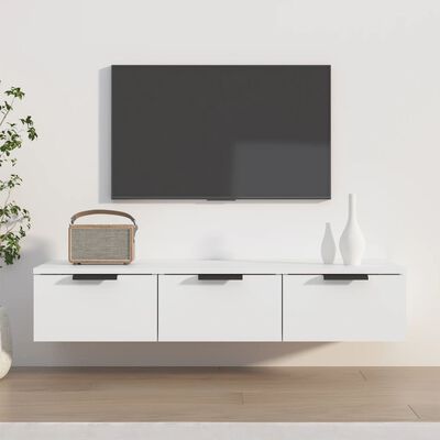 vidaXL Wall Cabinet White 102x30x20 cm Engineered Wood