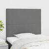 vidaXL Headboard Dark Grey 80x5x118/128 cm Fabric