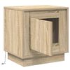 vidaXL Bedside Cabinet 2 pcs Sonoma Oak 44 x 34.5 x 45 cm