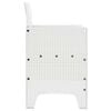 vidaXL Garden Chair 2 pcs White 53 x 49 x 85 cm Polypropylene