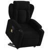 vidaXL Electric Stand up Massage Recliner Chair Black Fabric