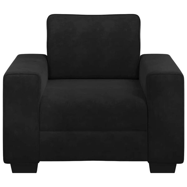 vidaXL Sofa Chair Black 100x77x82 cm Velvet