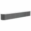 vidaXL Garden Raised Bed Galvanised Steel 260x40x36 cm Anthracite