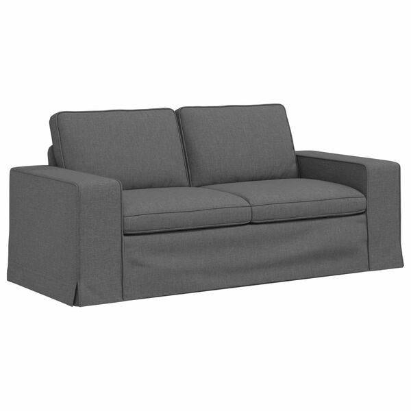 vidaXL Sofa Dark Grey 182 x 80 x 82 cm Fabric