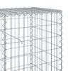 vidaXL Gabion Basket with Cover 900x50x100 cm Galvanised Iron