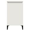vidaXL Bedside Cabinets 2 pcs White 40x35x70 cm Engineered Wood