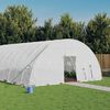 vidaXL Greenhouse with Steel Frame White 120 m&sup2; 20x6x2.85 m