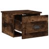 vidaXL Wall-mounted Bedside Cabinets 2 pcs Smoked Oak 41.5x36x28cm