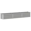 vidaXL Planter Light Grey 290 x 50 x 45 cm Galvanised Steel