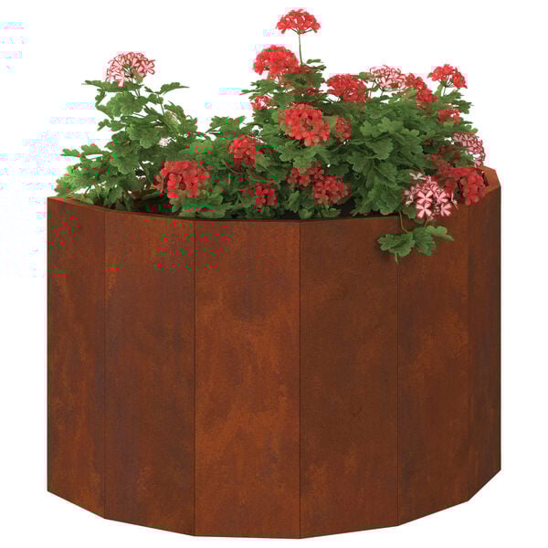 vidaXL Planter Rusty 60 x 30 x 35 cm Weathering Steel