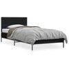 vidaXL Bed Frame without Mattress Black 90x190 cm