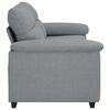 vidaXL 2-Seater Sofa&nbsp;Light Grey 180x81x84 cm Fabric