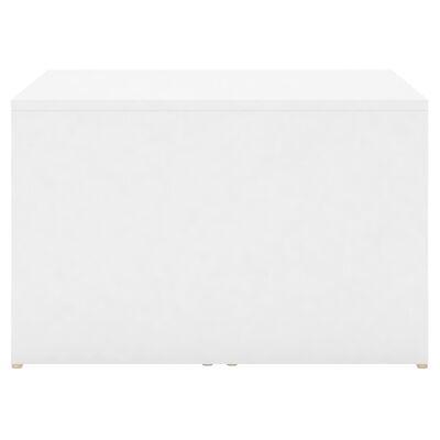 vidaXL 3 Piece Nesting Coffee Table Set White 60x60x38 cm Engineered Wood