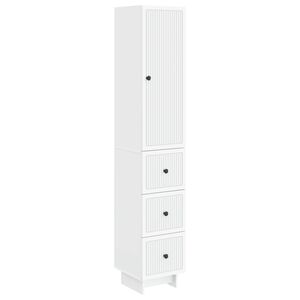 vidaXL Cabinet Set 2 pcs White Engineered Wood