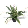 vidaXL Artificial Plant | Green | Plastic | Medium | Decorative Inlays
