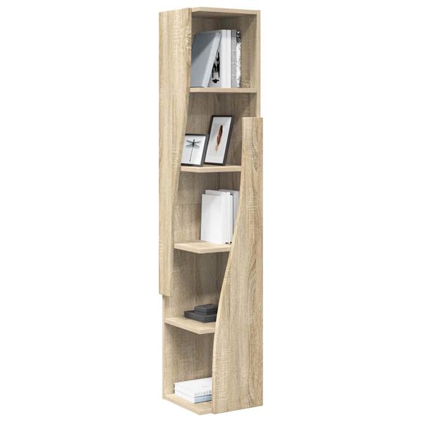vidaXL Corner Cabinet Sonoma Oak 27.5x27x140cm Engineered Wood