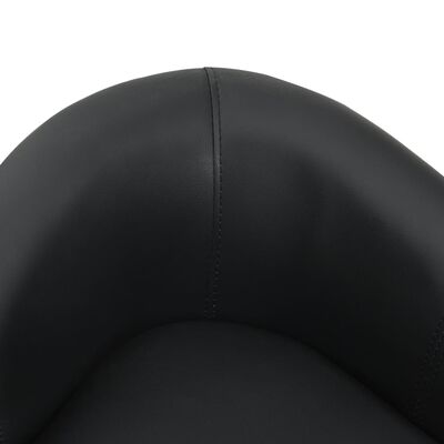 vidaXL Dog Sofa Black 67x41x39 cm Faux Leather