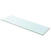 vidaXL Glass Panel | Clear | Tempered Glass | 100x30 cm | Glass Shelf Panel
