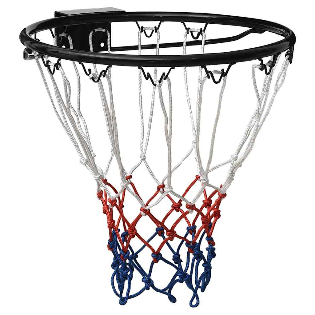 vidaXL Basketball Ring Black 39 cm Steel | vidaXL.com.au