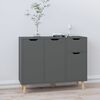 vidaXL Sideboard Grey 90x30x72 cm Engineered Wood