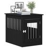 vidaXL Dog Crate Furniture Black Oak 55x75x65 cm Engineered Wood