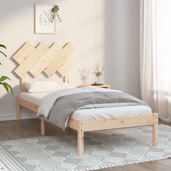 vidaXL Bed Frame without Mattress 90x190 cm Single Solid Wood