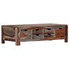 vidaXL Coffee Table Grey 100x50x30 cm Solid Acacia Wood
