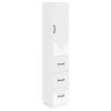 vidaXL Cabinet Set 2 pcs 33 x 34.5 x 87 cm Engineered Wood White