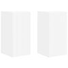 vidaXL TV Wall Cabinet 2 pcs White Engineered Wood