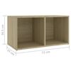 vidaXL 5 Piece TV Cabinet Set Sonoma Oak Engineered Wood