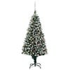 vidaXL Artificial Pre-lit Christmas Tree with Ball Set&Pine Cones 240 cm
