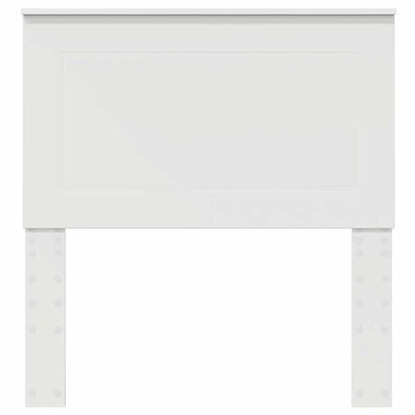 vidaXL Headboard with Headboard White 90 cm Engineered Wood